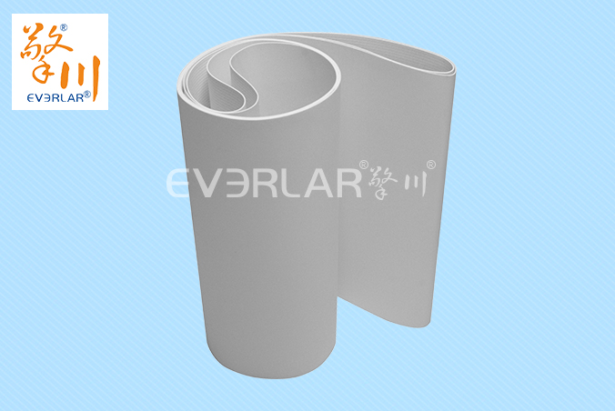 白色PVC雙面纖維輸送帶